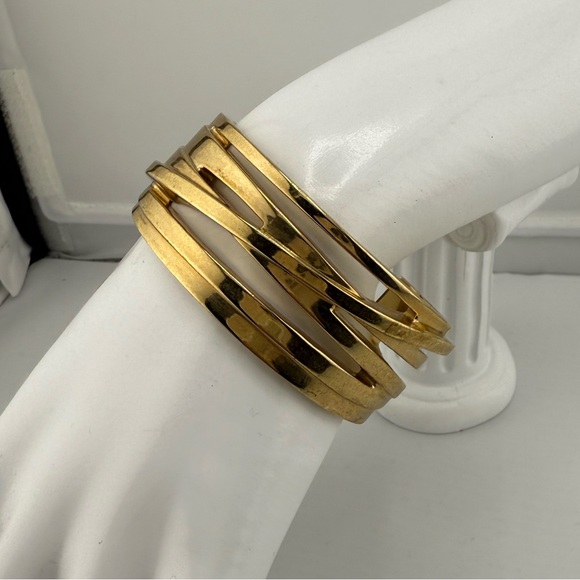 Ann Taylor Gold Tone Cuff Bracelet - Picture 4 of 6